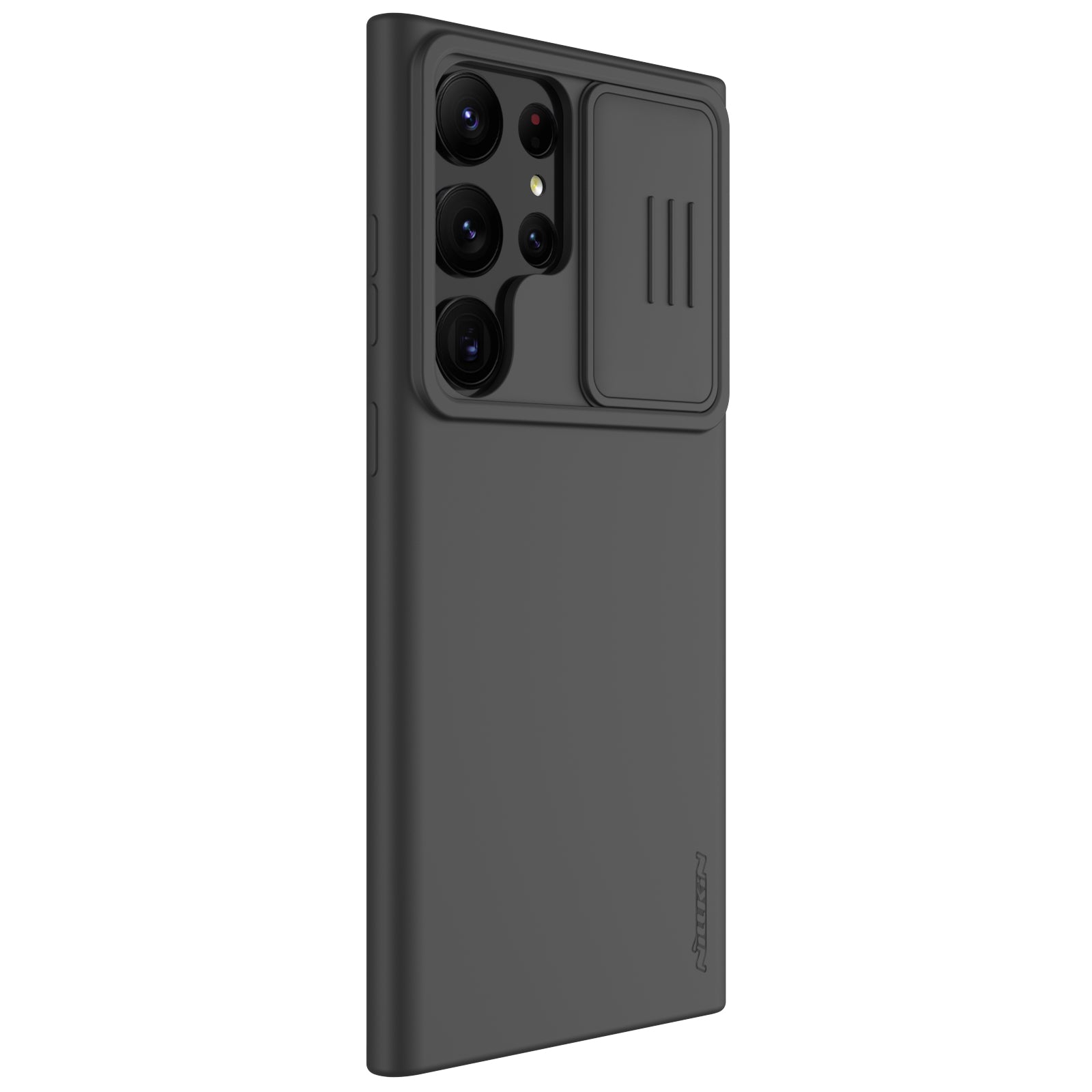 NILLKIN For Samsung Galaxy S23 Ultra Magnetic Cover PC + Silicone Slide Camera Lid Phone Case Compatible with MagSafe - Black NILLKIN For Samsung Galaxy S23 Ultra Magnetic Cover PC + Silicone Slide Camera Lid Phone Case Compatible with MagSafe - Black